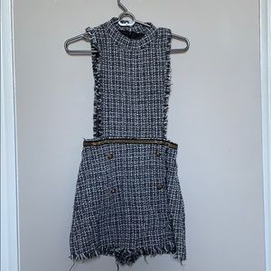 Tweed romper